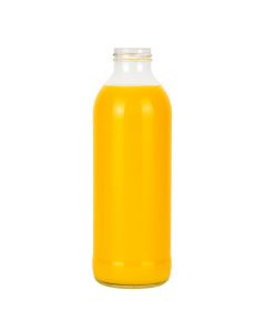 BOTELLA VIDRIO CRISTAL JUGO 910CC BOCA AXIAL (SIN TAPA) PACK *20UNID