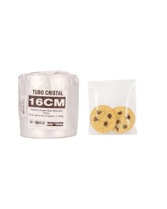 TUBO SIN CORTE mE PE CRISTAL (B/D - 45MIC) .16CM*100MTS *UNID