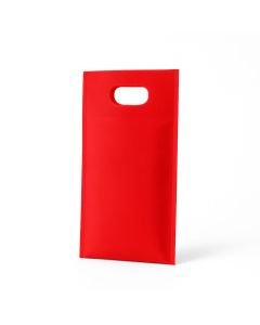 BOLSA FRISELINA RIÑON LISA 15*26CM ROJO (OK-17) PAQ *20UNID