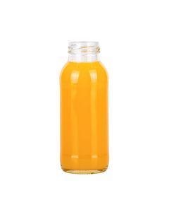 BOTELLA VIDRIO CRISTAL JUGO 250CC BOCA AXIAL (SIN TAPA) PACK *20UNID