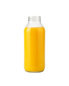 BOTELLA VIDRIO CRISTAL JUGO 330CC BOCA AXIAL (SIN TAPA) PACK *20UNID