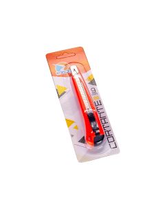 CUTTER EZCO 9MM CHICO (CON GUIA METAL) *UNID