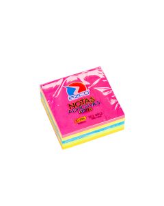 NOTAS ADHESIVAS EZCO NEON SURTIDO 75*75MM (E-725) *300HJS