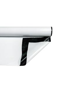 POLIETILENO BICOLOR BLANCO/NEGRO 4MT ANCHO (200MIC) *MT LINEAL