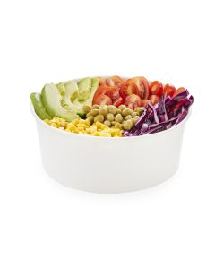 ENSALADERA POLIPAPEL GUEDIKIAN GRANDE 50OZ BLANCA *50UNID.