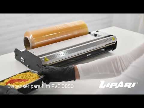 DISPENSER FILM LIPARI 850 CON CORTE ELECTRICO PARA ROLLOS 1000MTS *UNID